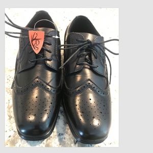 Deer Stag oxfords Black Leather size 7.5